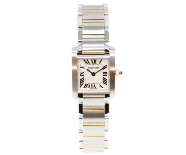 Cartier SS YG Tank Francaise SM Quartz — view 2