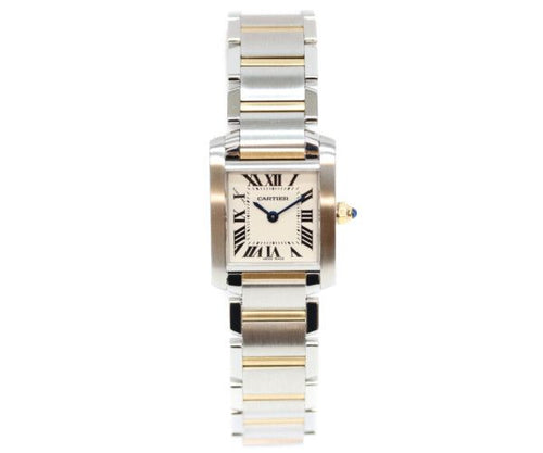 Cartier SS YG Tank Francaise SM Quartz — view 2