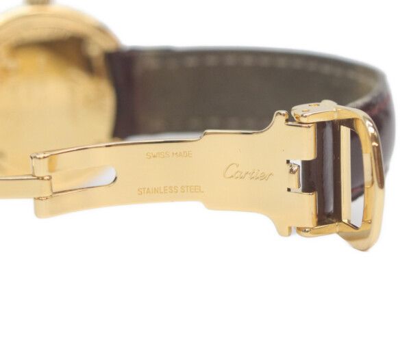Cartier Must Trinity Vermeil SM Side White Dial Quartz — view 5