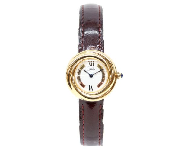 Cartier Must Trinity Vermeil SM Side White Dial Quartz — view 2