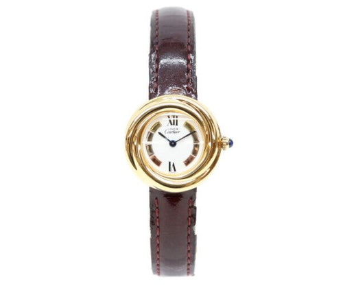 Cartier Must Trinity Vermeil SM Side White Dial Quartz — view 2