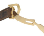 Cartier Must Tank Vermeil SM Rear Era Flying Roman Ivory Dial Quartz Leather — view 9