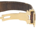 Cartier Must Tank Vermeil SM Rear Era Flying Roman Ivory Dial Quartz Leather — view 8