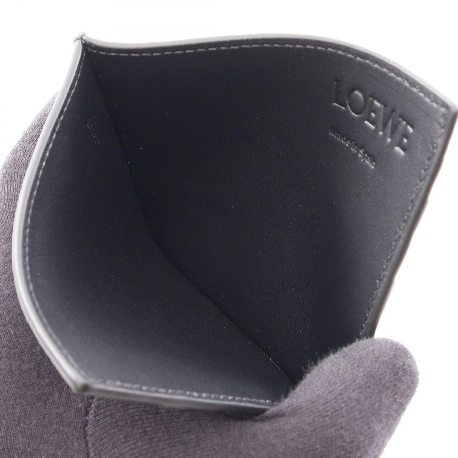 Loewe Card Case Open Holder Leather — view 3