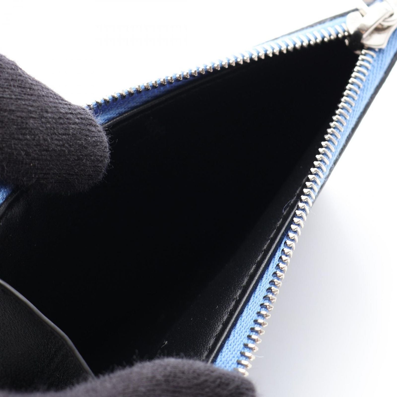 Celine Coin Case Triomphe Card Leather — view 3