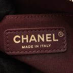 Chanel Shoulder Bag Quilted Black Leather Canvas — view 5