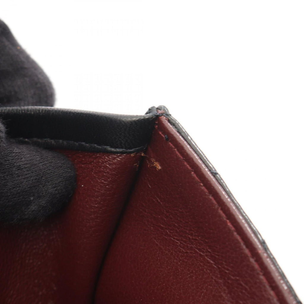 Chanel Shoulder Bag Quilted Push Lock Black Lambskin Chain — view 7