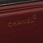 Chanel Shoulder Bag Quilted Push Lock Black Lambskin Chain — view 4
