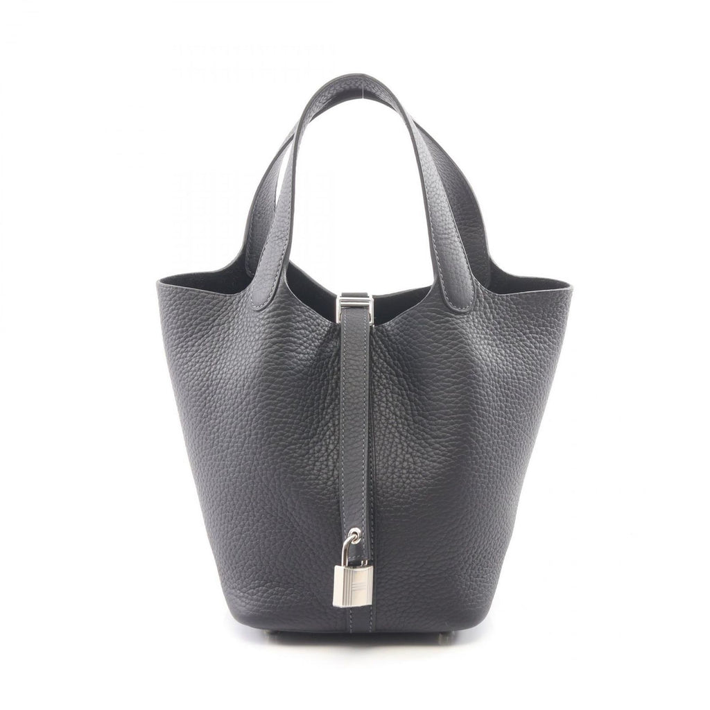 Hermes Handbag Picotin Lock PM Canvas Leather