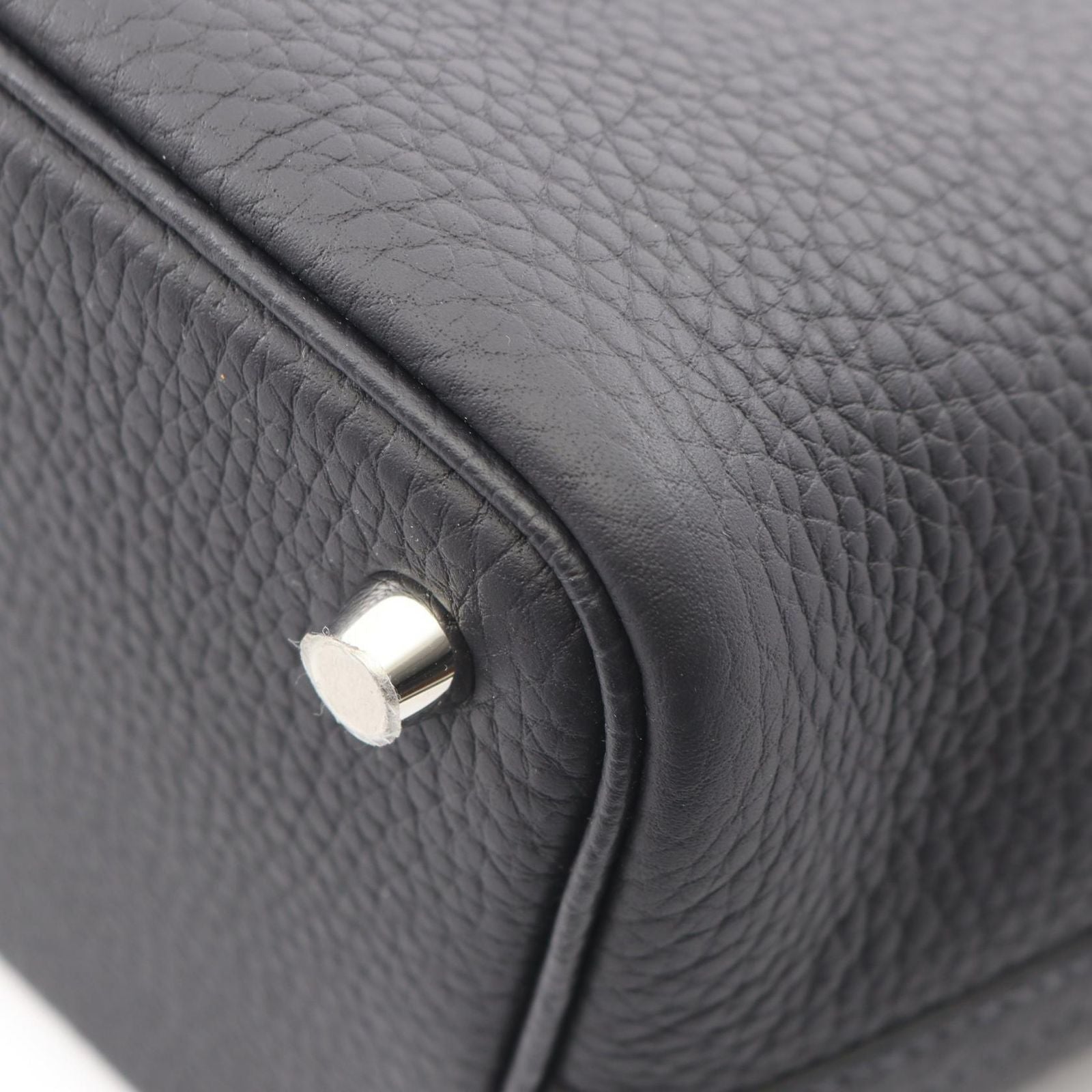 Hermes Handbag Picotin Lock PM Canvas Leather — view 6