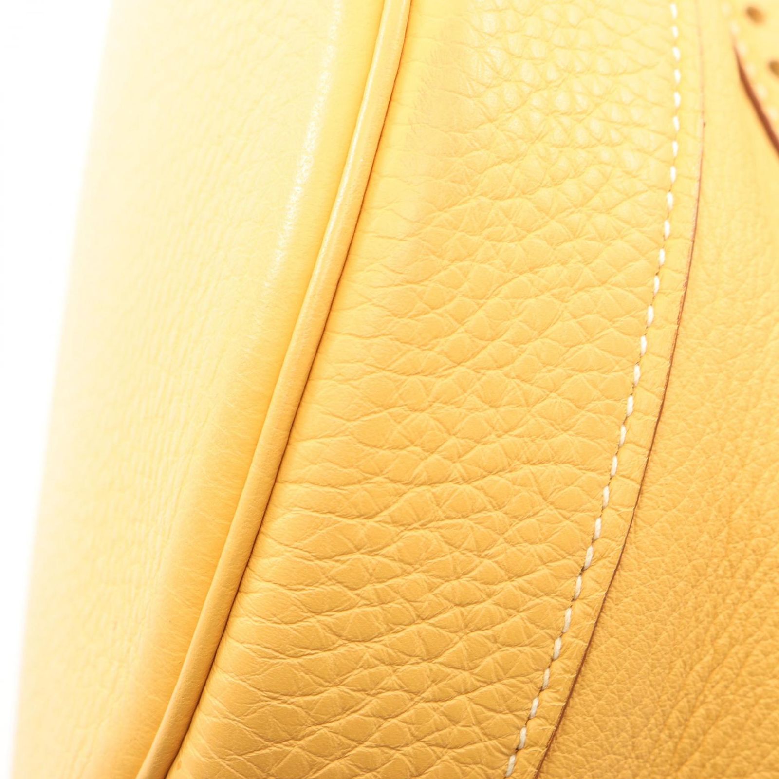Hermes Shoulder Bag Lunch Natural Sable Leather — view 7