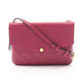 Louis Vuitton Shoulder Bag Gray Leather