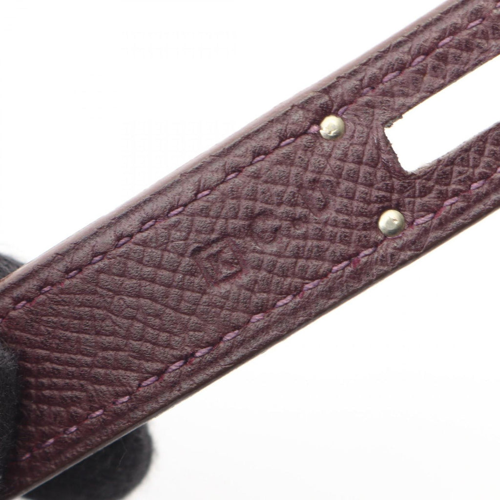 Hermes Briefcase Kelly Depeche 34 Violet Leather — view 6
