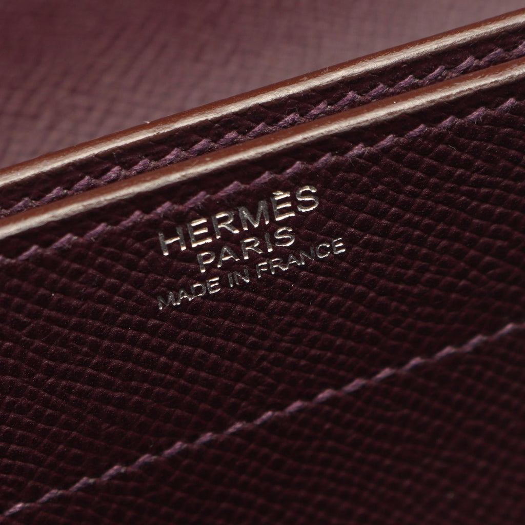 Hermes Briefcase Kelly Depeche 34 Violet Leather — view 5