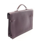 Hermes Briefcase Kelly Depeche 34 Violet Leather — view 2