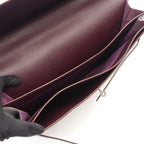 Hermes Briefcase Kelly Depeche 34 Violet Leather — view 4