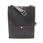 Hermes Shoulder Bag Cab Kabash Black Leather