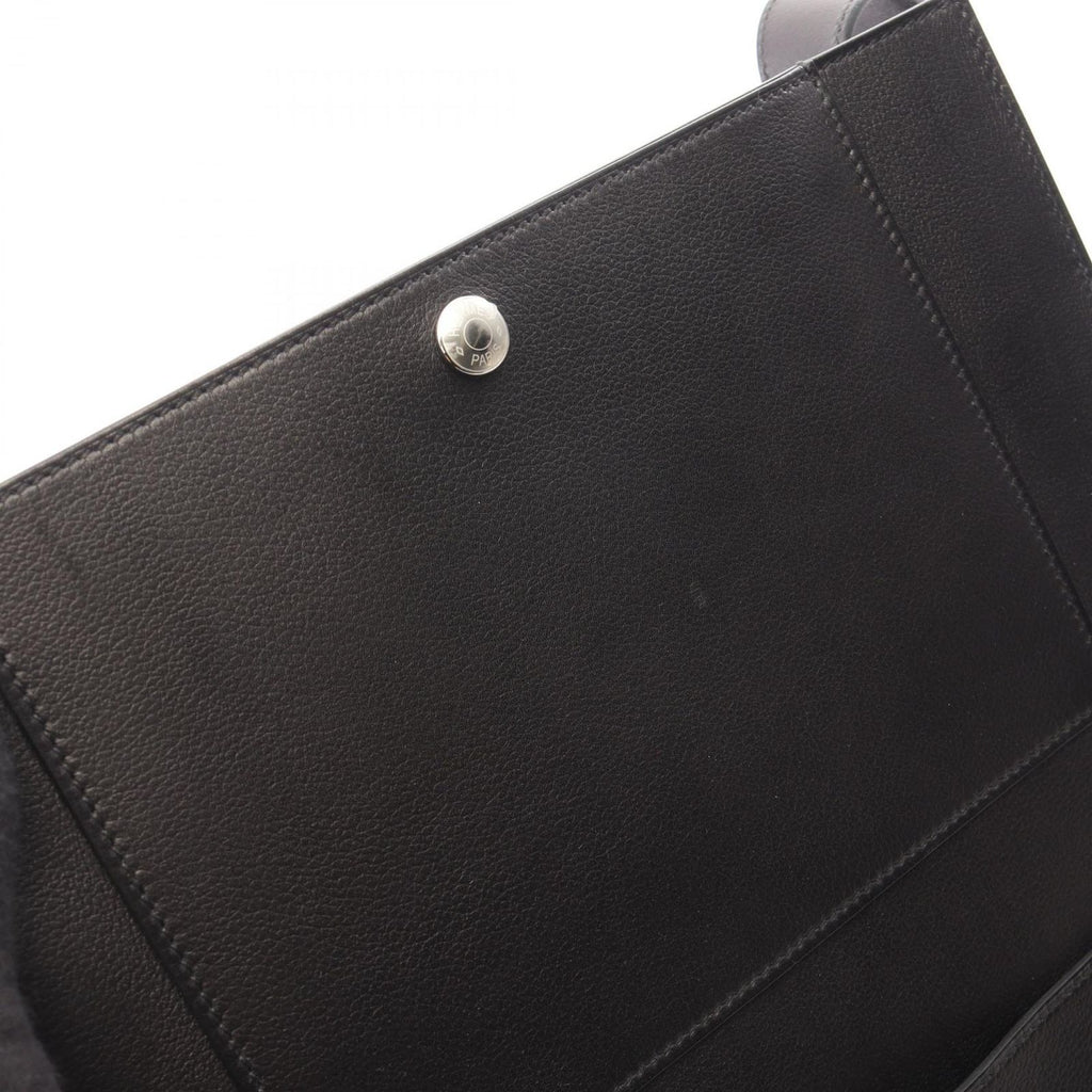 Hermes Shoulder Bag Cab Kabash Black Leather — view 7