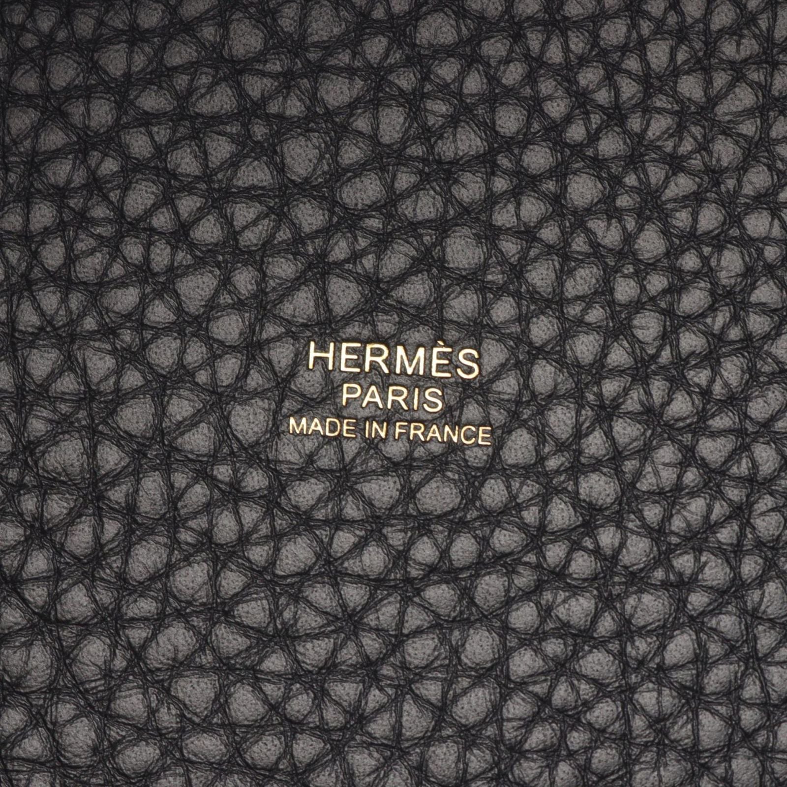 Hermes Handbag Picotin Lock PM Black Leather — view 4