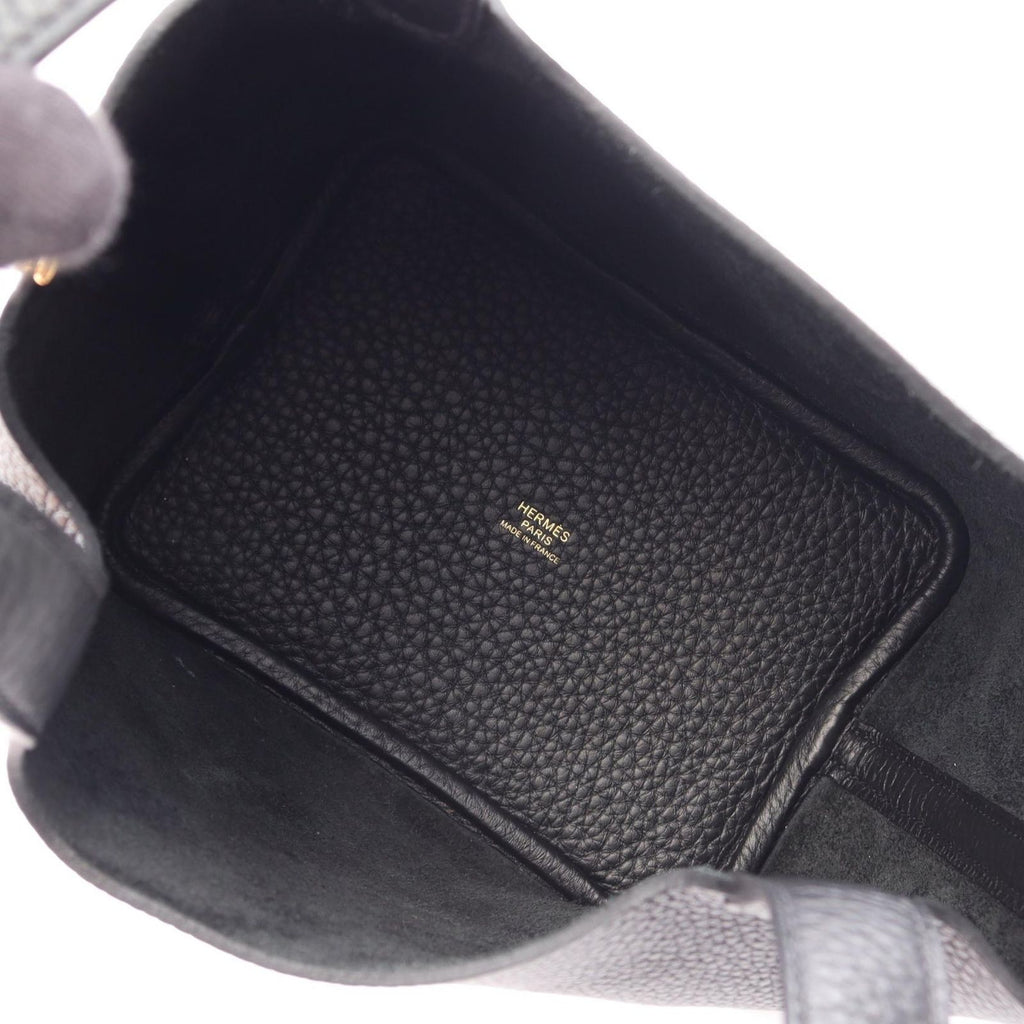Hermes Handbag Picotin Lock PM Black Leather — view 3