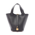 Hermes Handbag Picotin Lock PM Black Leather