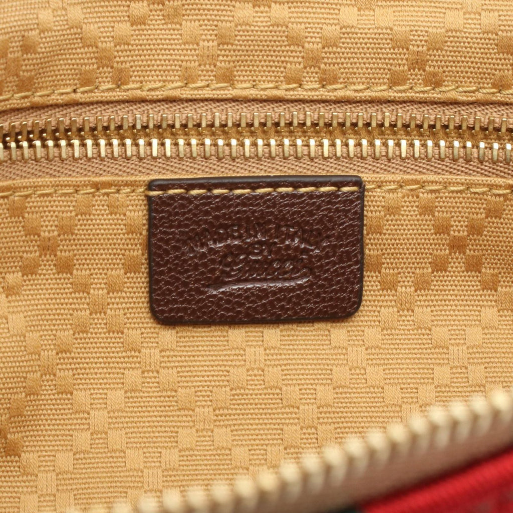 Gucci Shoulder Bag Lunetta Small Crossbody GG Canvas Leather — view 4