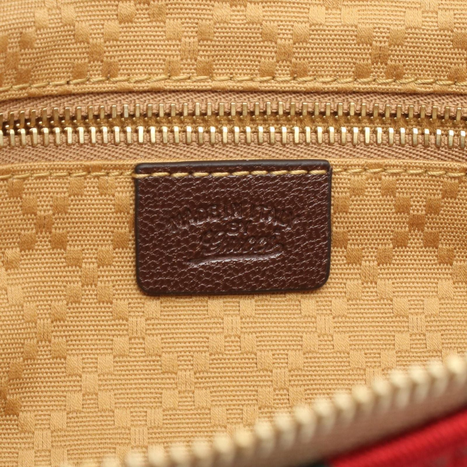 Gucci Shoulder Bag Lunetta Small Crossbody GG Canvas Leather — view 4