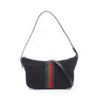 Gucci Shoulder Bag Lunetta Small Crossbody GG Canvas Leather
