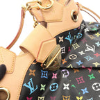 Louis Vuitton Handbag Ursula Monogram Multicolor Noir Canvas Leather — view 7