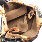 Louis Vuitton Handbag Ursula Monogram Multicolor Noir Canvas Leather — view 3