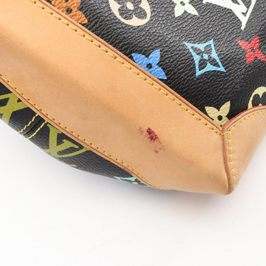 Louis Vuitton Handbag Ursula Monogram Multicolor Noir Canvas Leather — view 8