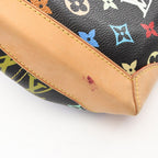Louis Vuitton Handbag Ursula Monogram Multicolor Noir Canvas Leather — view 8