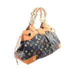 Louis Vuitton Handbag Ursula Monogram Multicolor Noir Canvas Leather — view 2