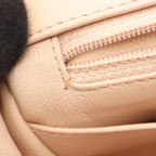 Chanel Shoulder Bag Mini Quilted Bicolor Pink Beige Black Lambskin Chain — view 6