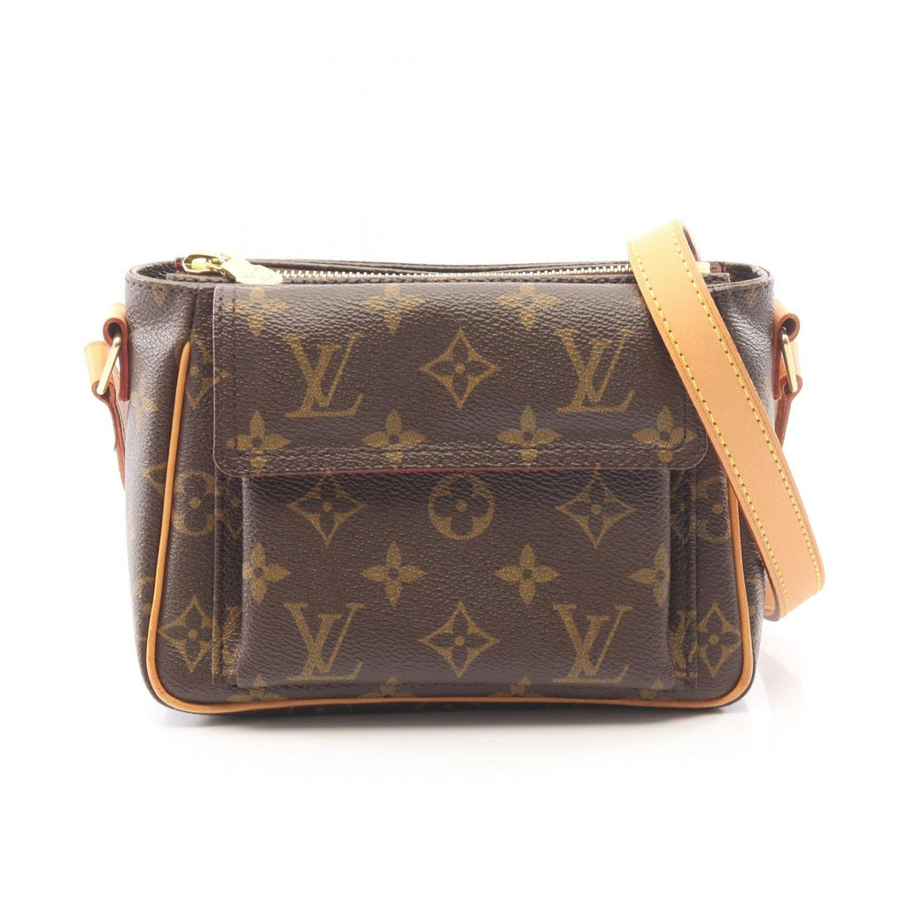 Louis Vuitton Shoulder Bag Viva City PM Monogram Canvas Leather