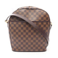 Louis Vuitton Shoulder Bag Ipanema GM Damier Ebene Canvas Leather