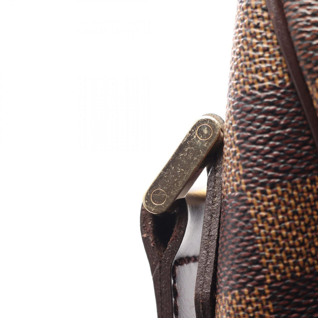 Louis Vuitton Shoulder Bag Ipanema GM Damier Ebene Canvas Leather — view 8