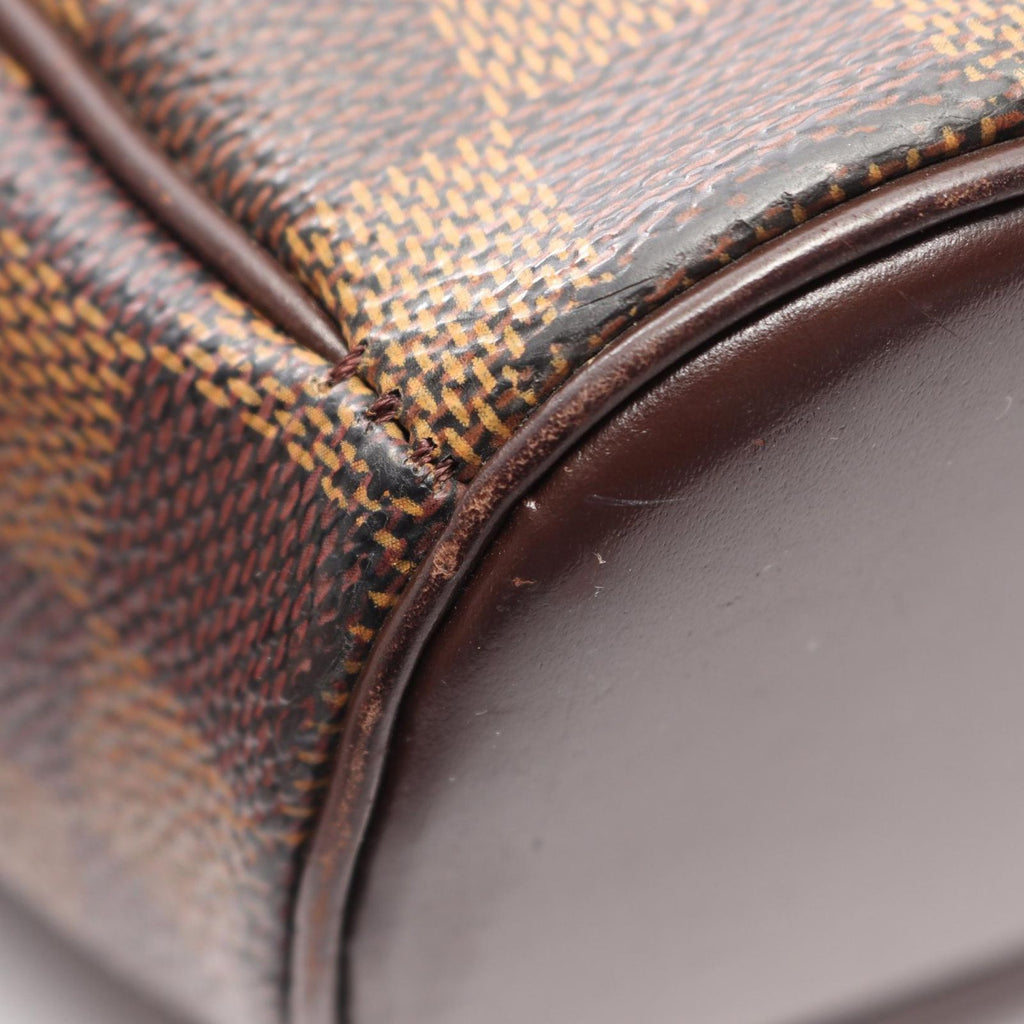 Louis Vuitton Shoulder Bag Ipanema GM Damier Ebene Canvas Leather — view 9