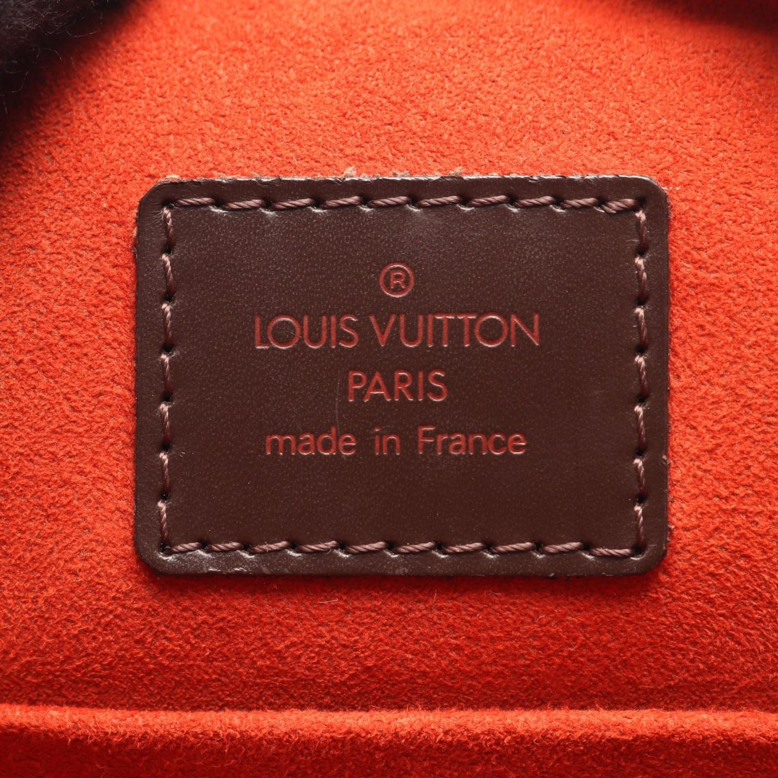 Louis Vuitton Shoulder Bag Ipanema GM Damier Ebene Canvas Leather — view 4