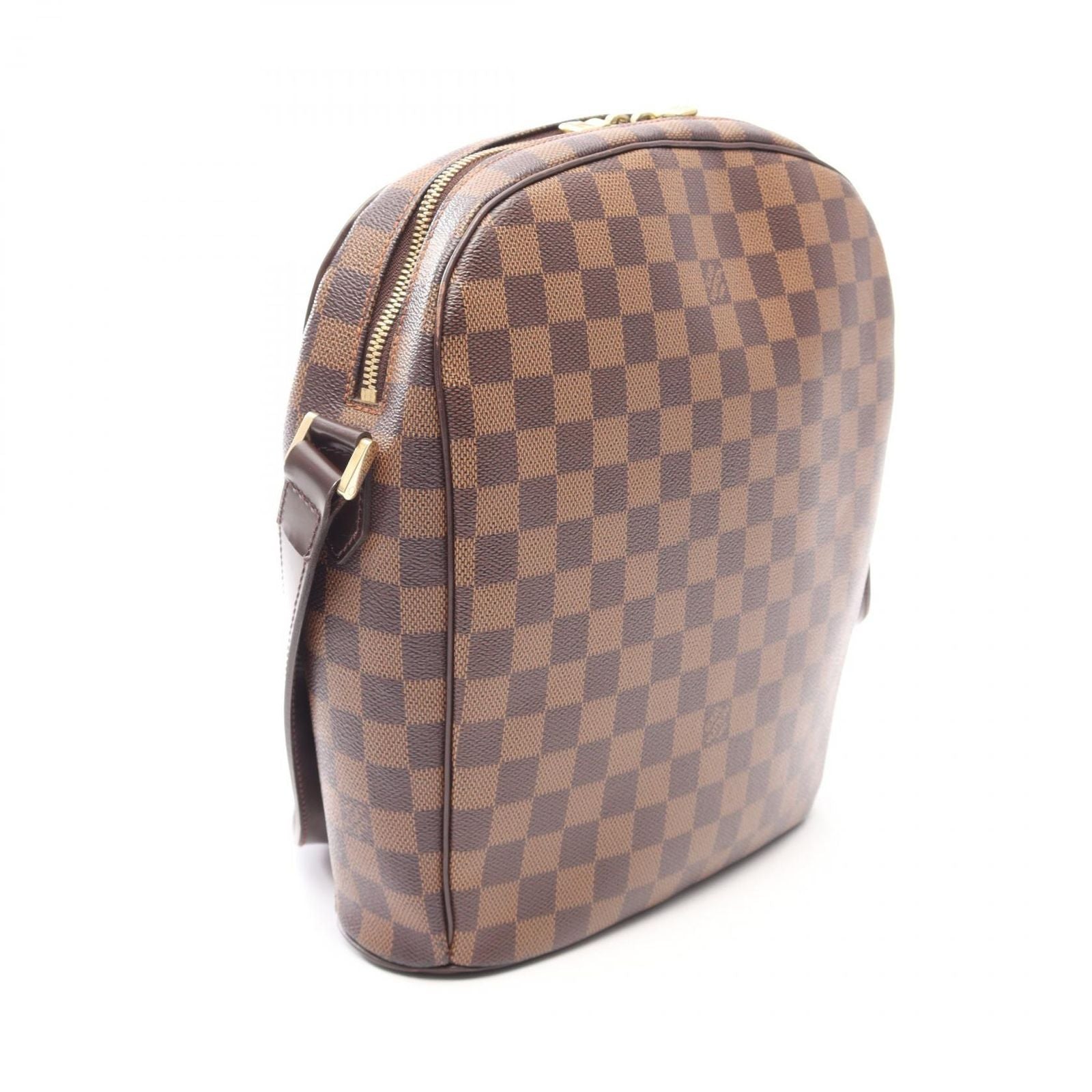 Louis Vuitton Shoulder Bag Ipanema GM Damier Ebene Canvas Leather — view 2