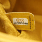 Chanel Handbag Coco Handle Flap Stitch 2-Way Yellow Caviar Leather Chain — view 5