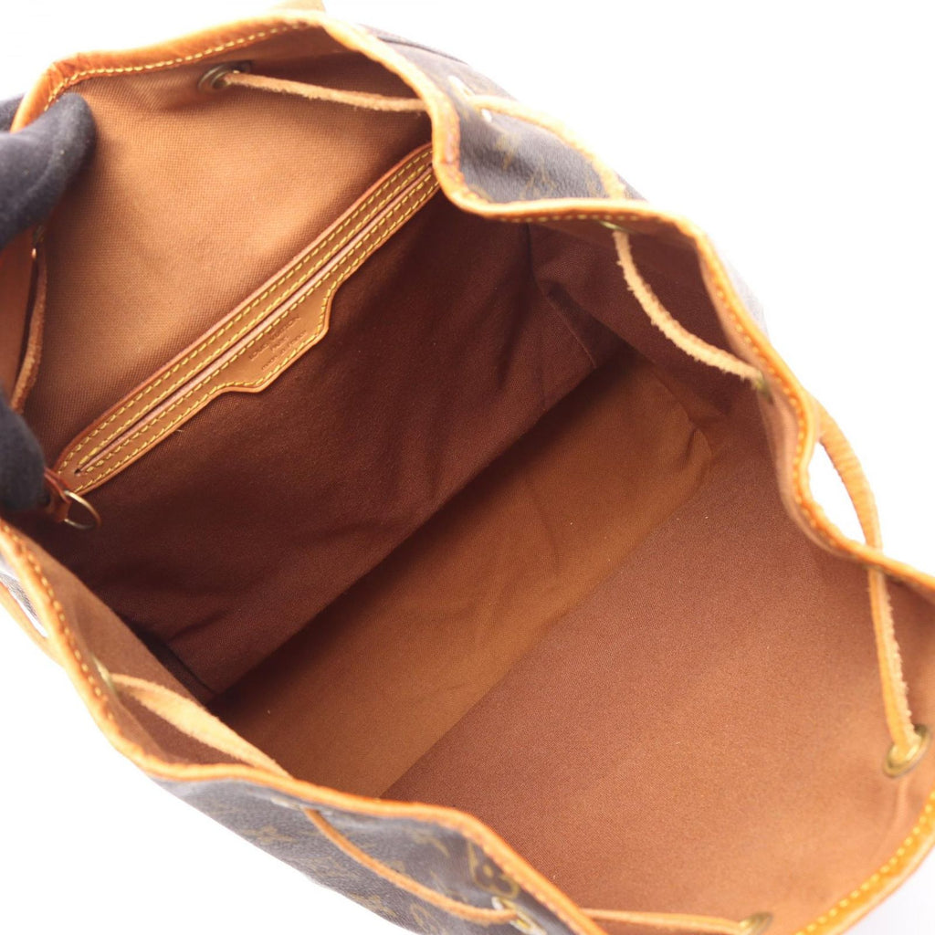 Louis Vuitton Backpack Montsouris GM Monogram Canvas Leather — view 3