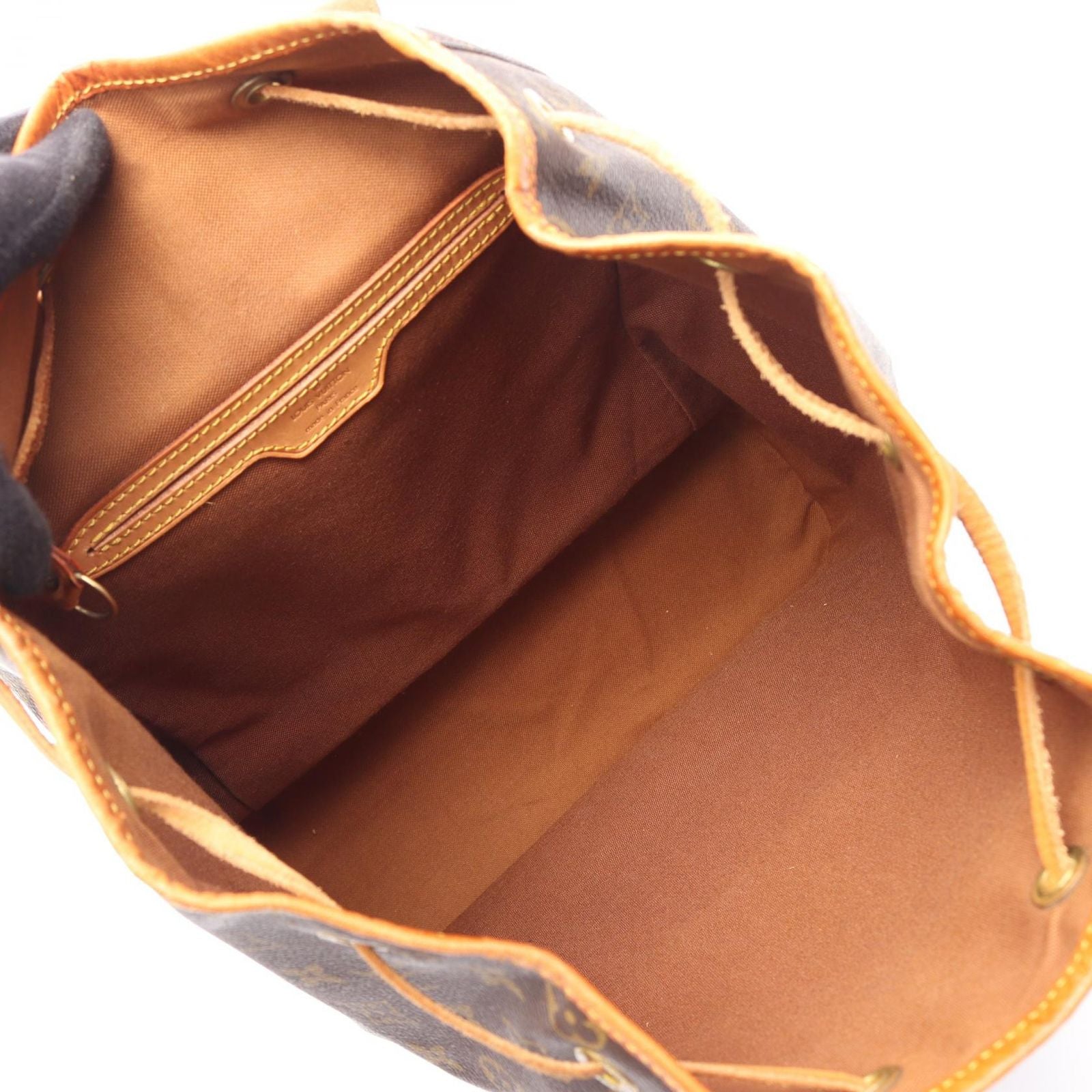 Louis Vuitton Backpack Montsouris GM Monogram Canvas Leather — view 3