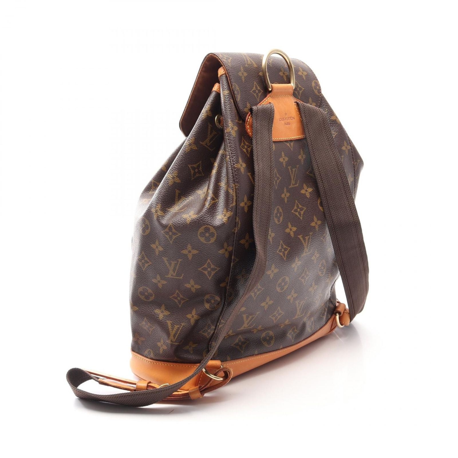 Louis Vuitton Backpack Montsouris GM Monogram Canvas Leather — view 2