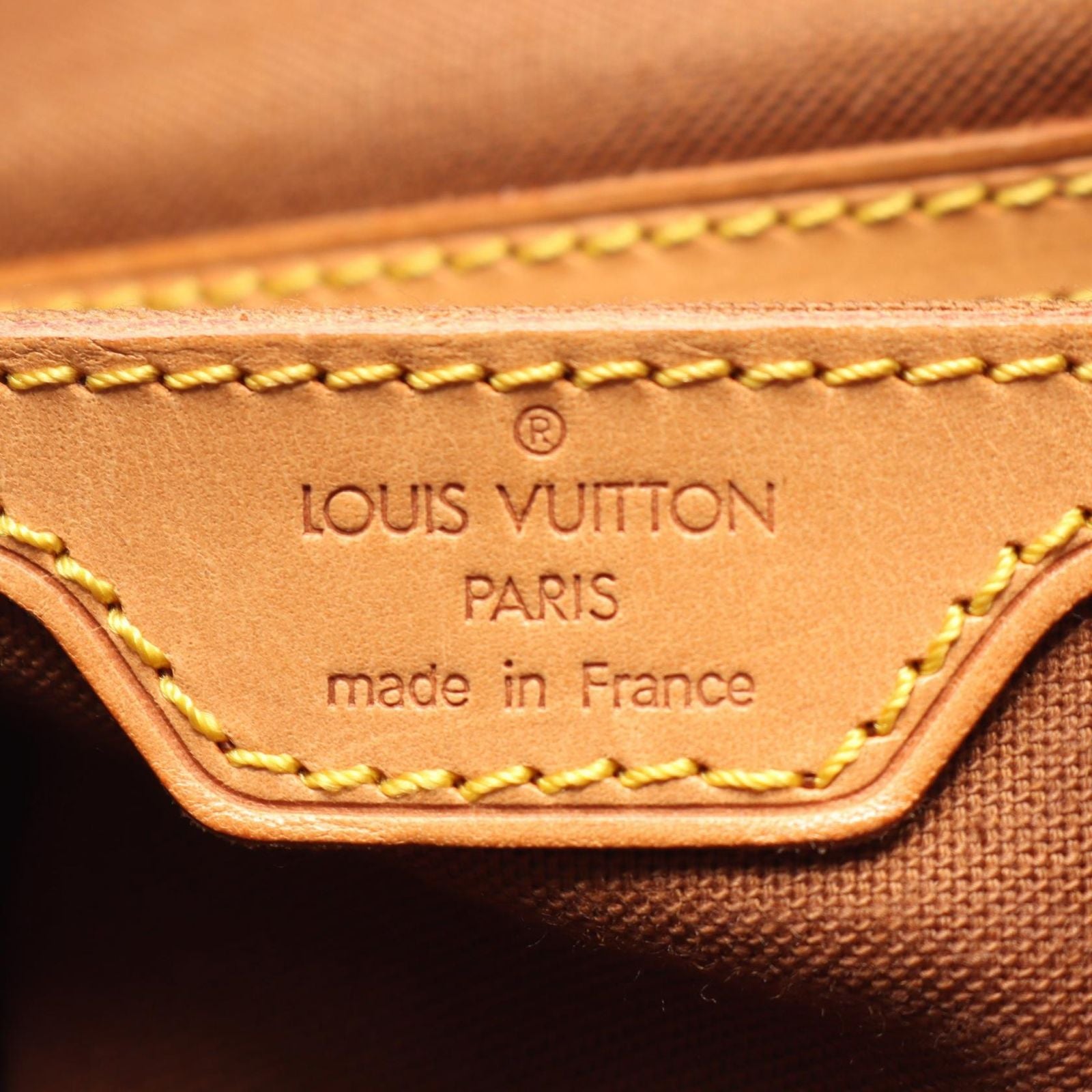 Louis Vuitton Backpack Montsouris GM Monogram Canvas Leather — view 4
