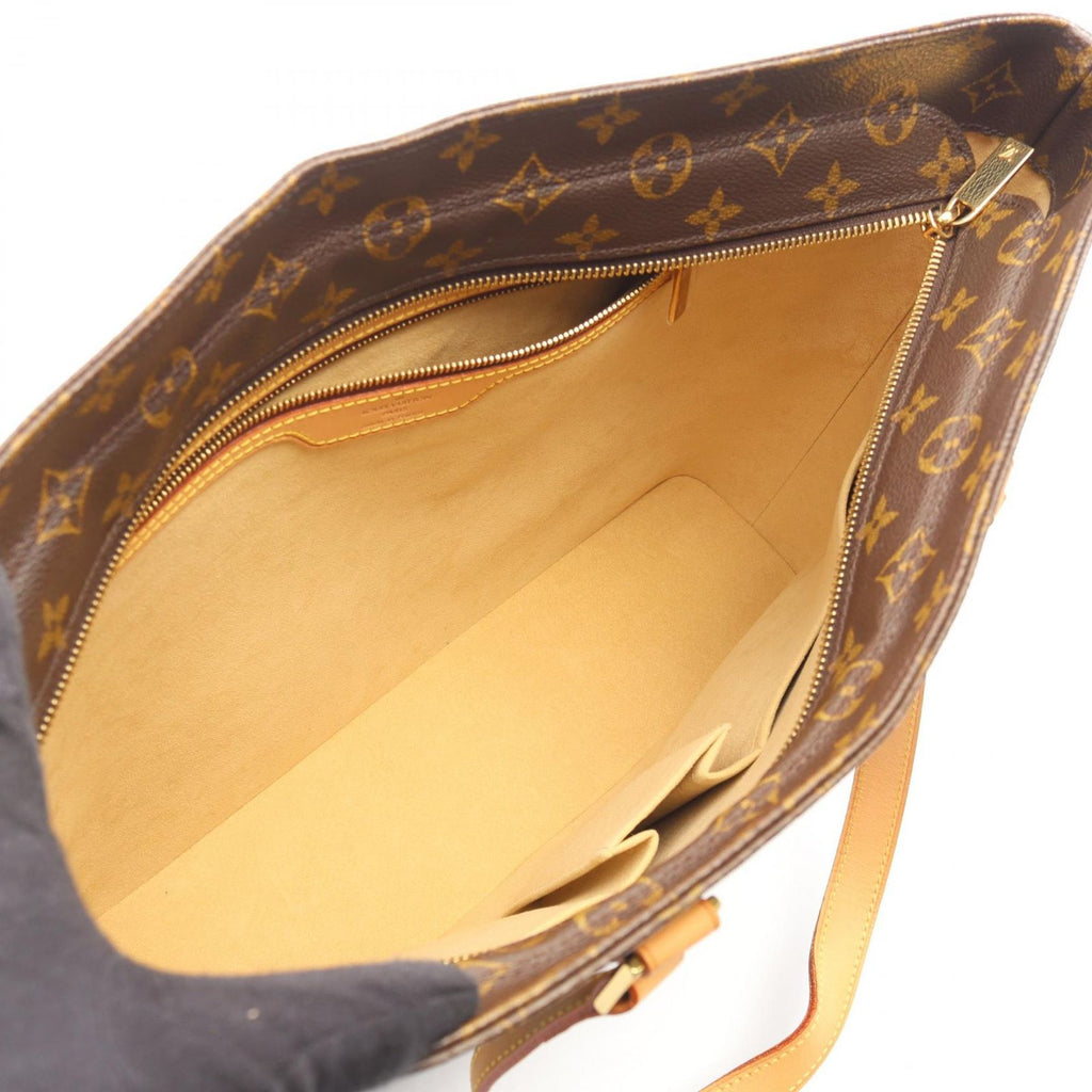 Louis Vuitton Tote Monogram Canvas Leather — view 3