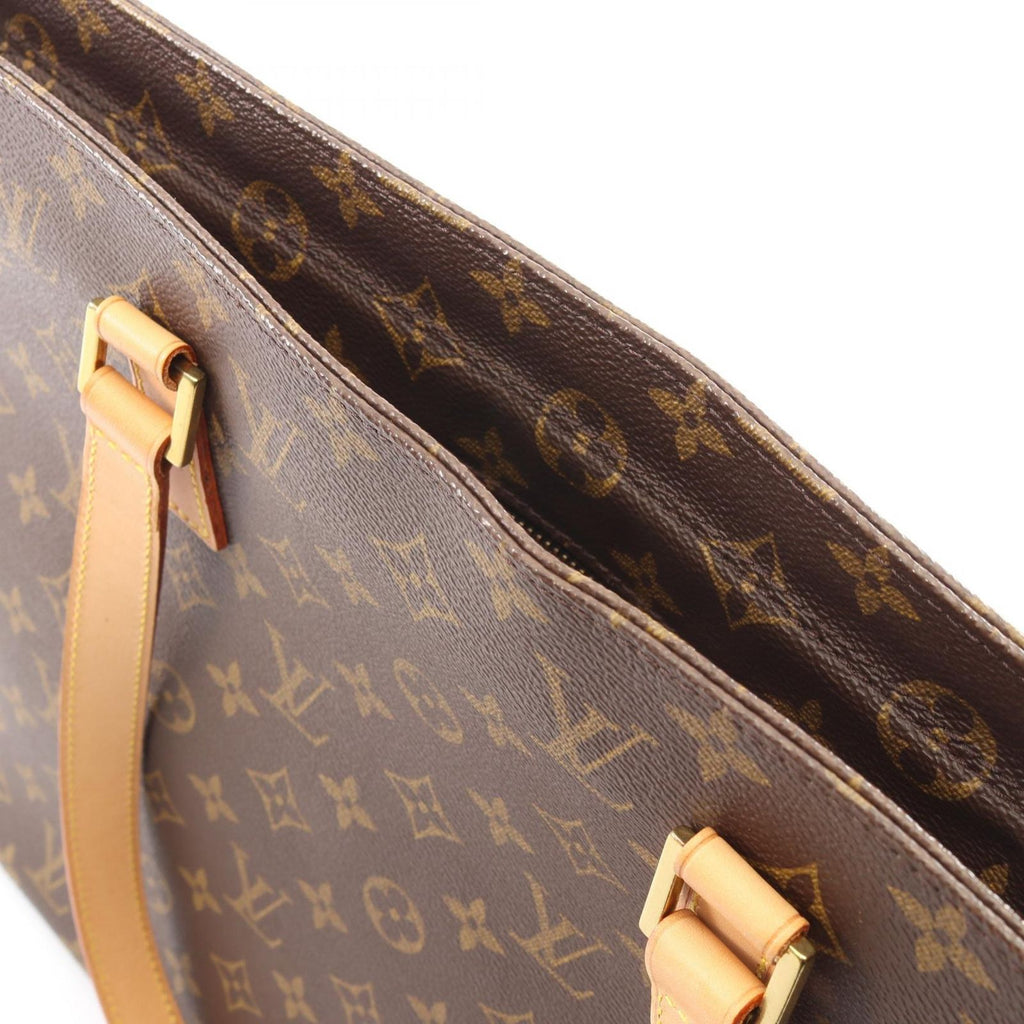 Louis Vuitton Tote Monogram Canvas Leather — view 6