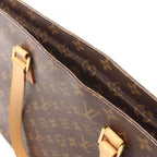 Louis Vuitton Tote Monogram Canvas Leather — view 6