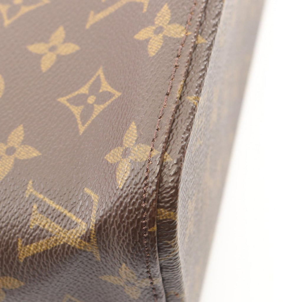 Louis Vuitton Tote Monogram Canvas Leather — view 8