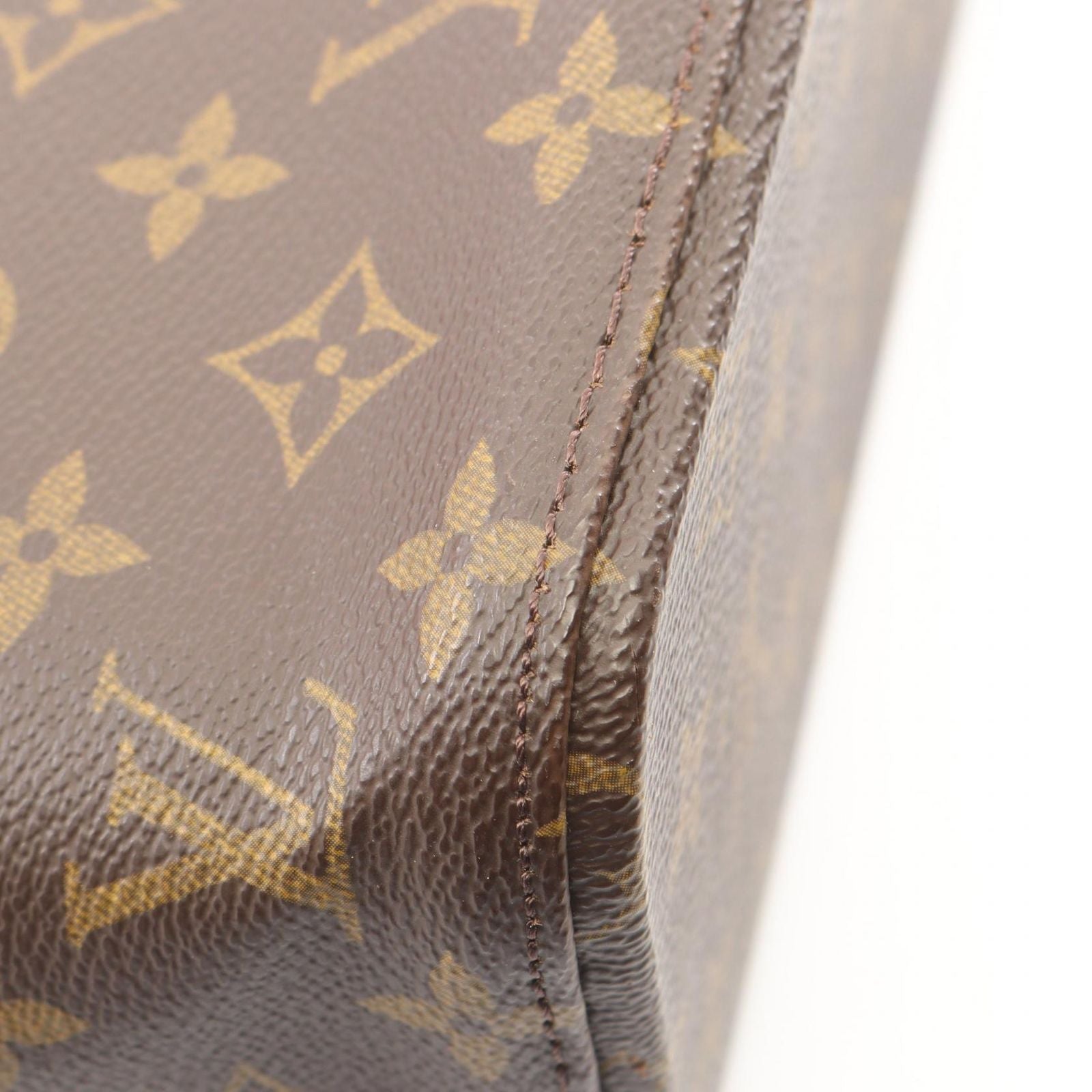 Louis Vuitton Tote Monogram Canvas Leather — view 8